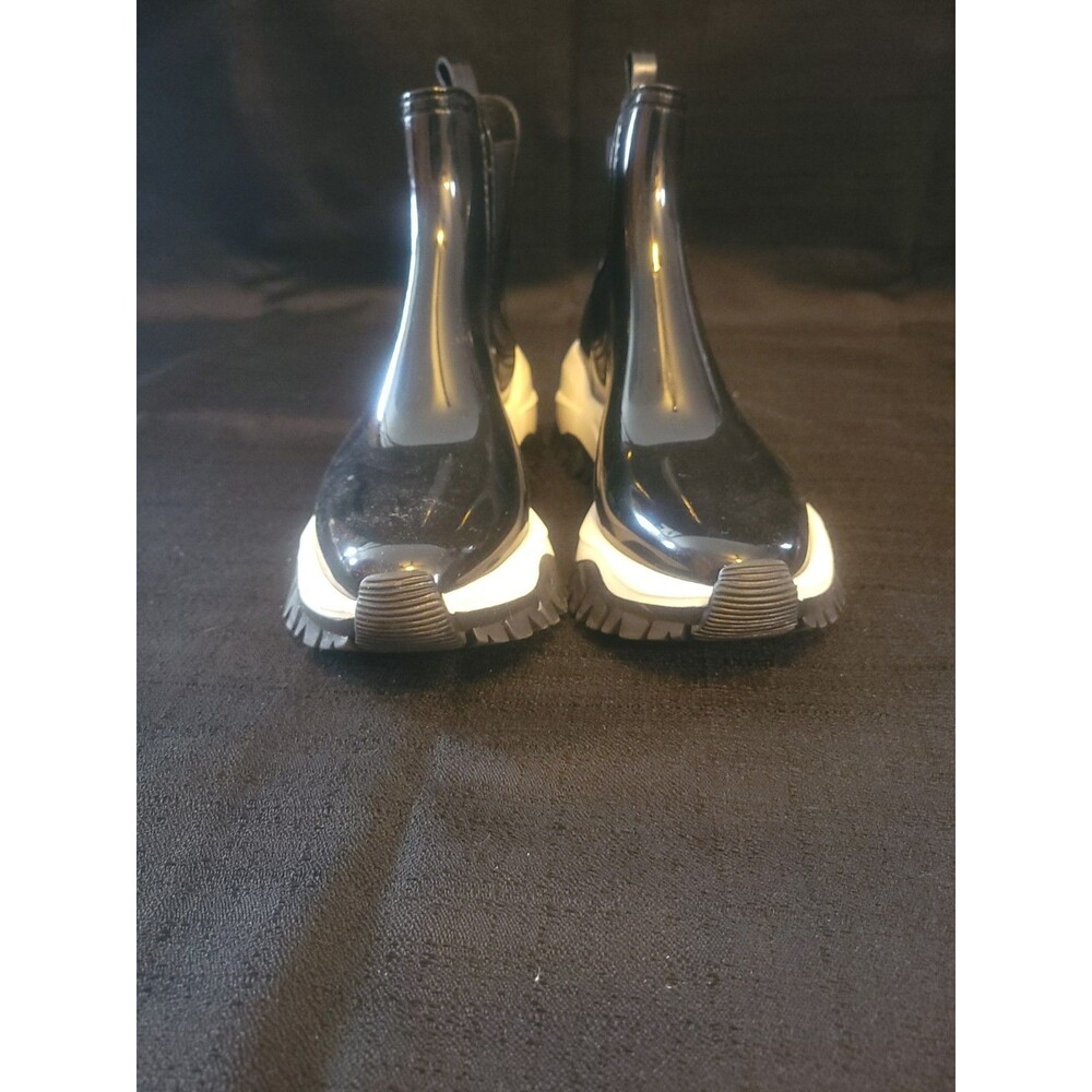 Lemon Jelly Chelsea Rain Boot Black/White SIZE 38 Wellies Waterproof - Picture 2 of 10